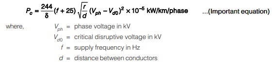 Corona Power Loss