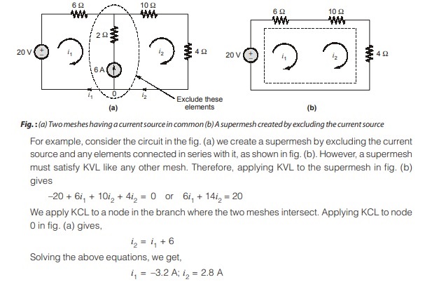 Mesh Analysis - Network Theory | Electronics and Communication Engineering