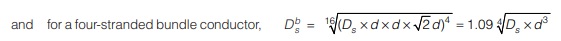 Four Stranded Bundle Conductor