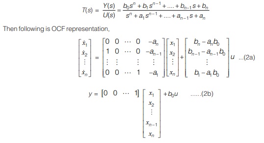 Observable Canonical Form