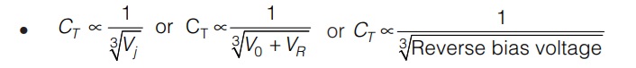 Reverse Baias Voltage