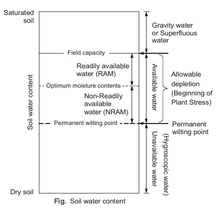 Soil water content