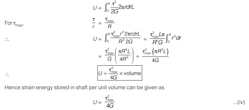 Strain energy