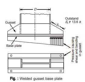 Gusset Base Design Of Steel Structures Civil Engineering