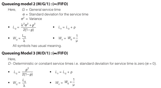 Queueing model